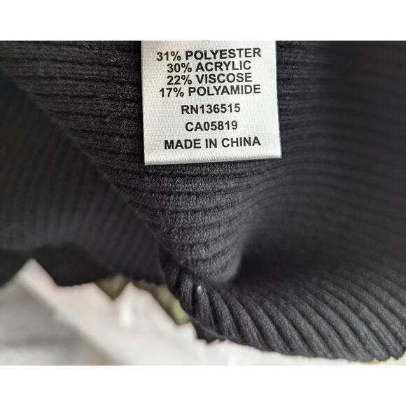 Stitches & Stripes Black Ribbed Cold Shoulder Sweater Dress - Picture 8 of 10